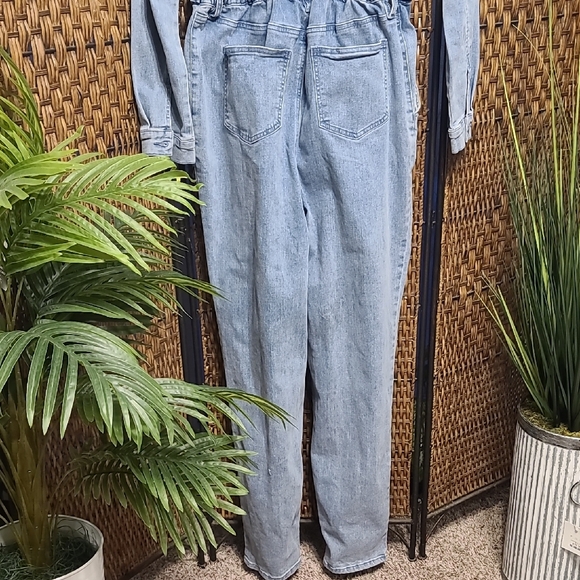 Windsor Light Blue Denim Jumpsuit - Picture 7 of 8